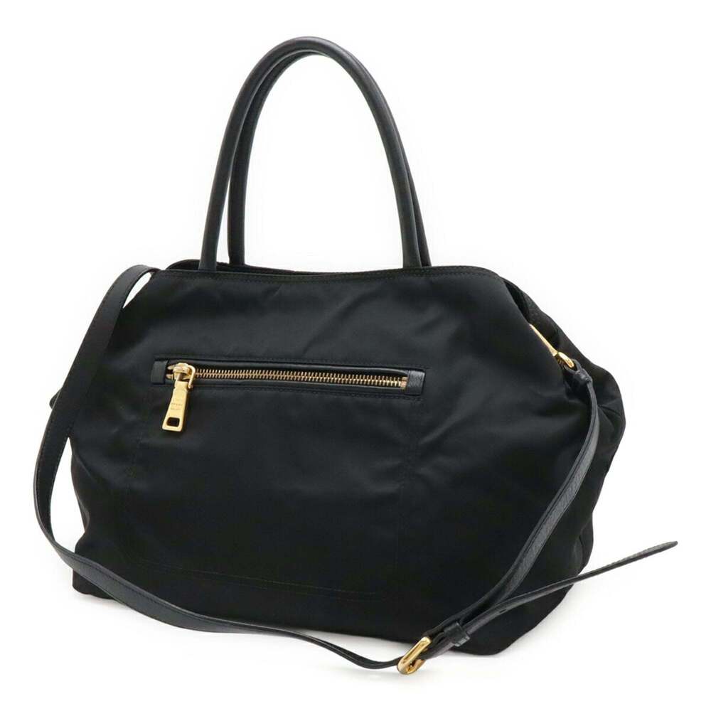 PRADA Black Leather Shoulder Bag - Picture 3 of 8